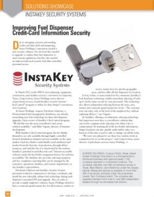 Improving Fuel Dispenser Credit Card Information Security