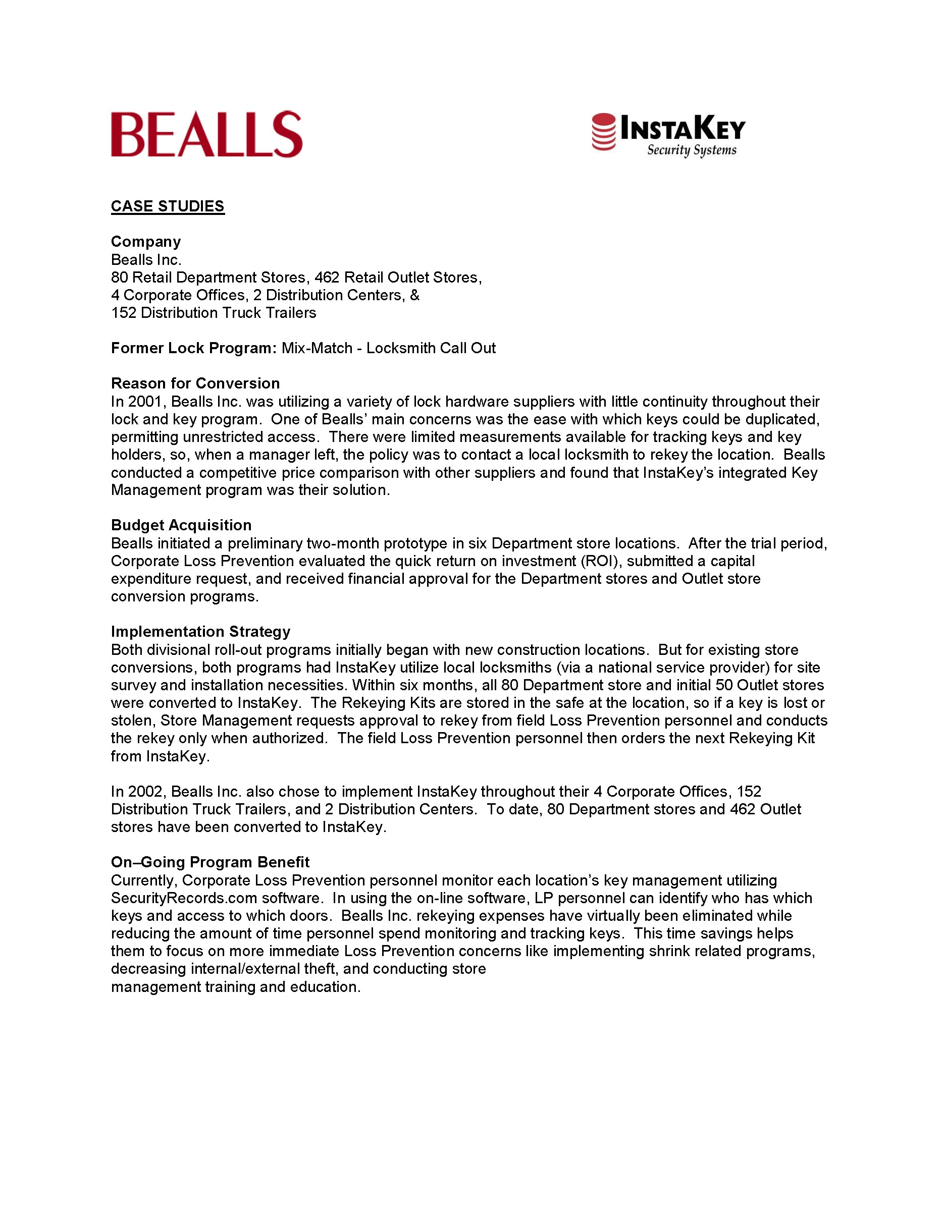 Bealls – A Case Study