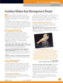 InstaKey Makes Key Management Simple