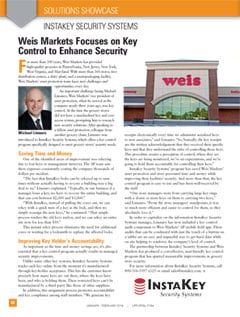 Weis Markets Focuses on Key Control to Enhance Security